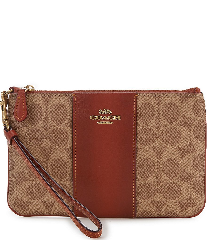 HOBO Link Leather Zip Wristlet