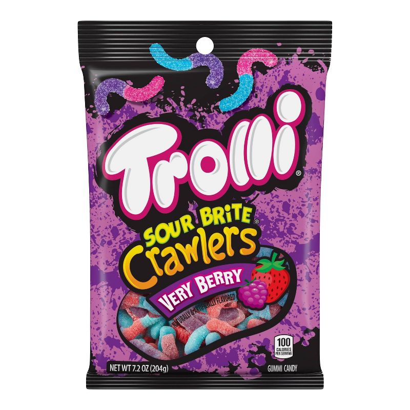 Trolli Sour Brite Crawlers Very Berry Gummi Candy - 7.2oz