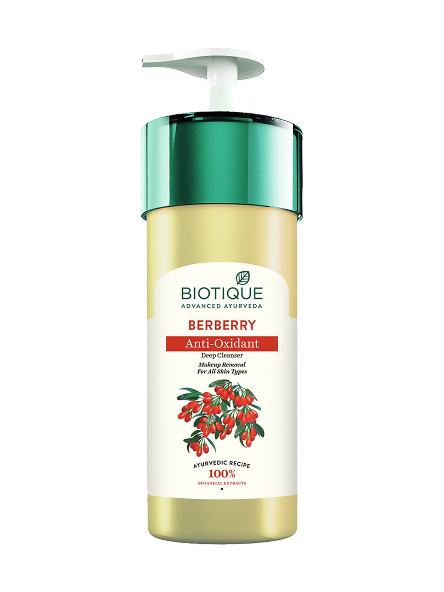 BIOTIQUE Berberry Anti-Oxidant Deep Cleanser Makeup Removal - 800 ml