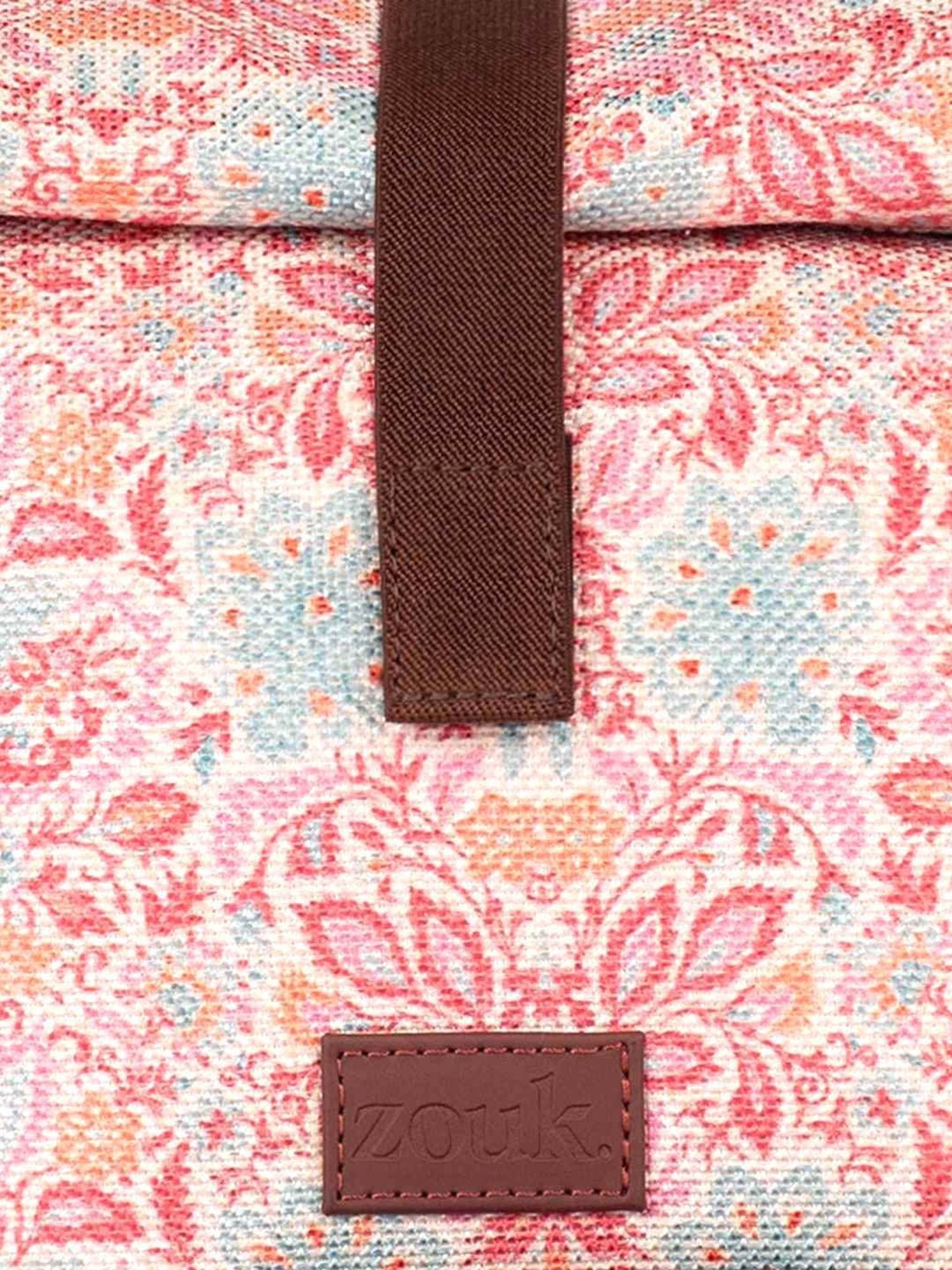 ZOUK Red Floral Handbag