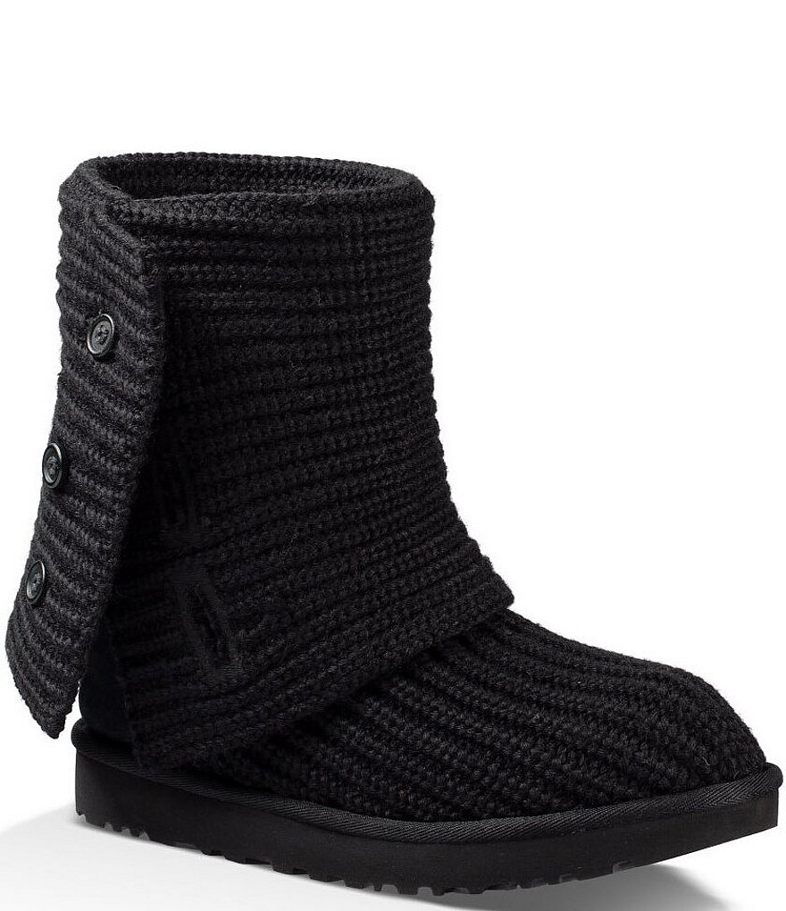UGG&reg; Classic Cardy Button Detailed Knit Boots