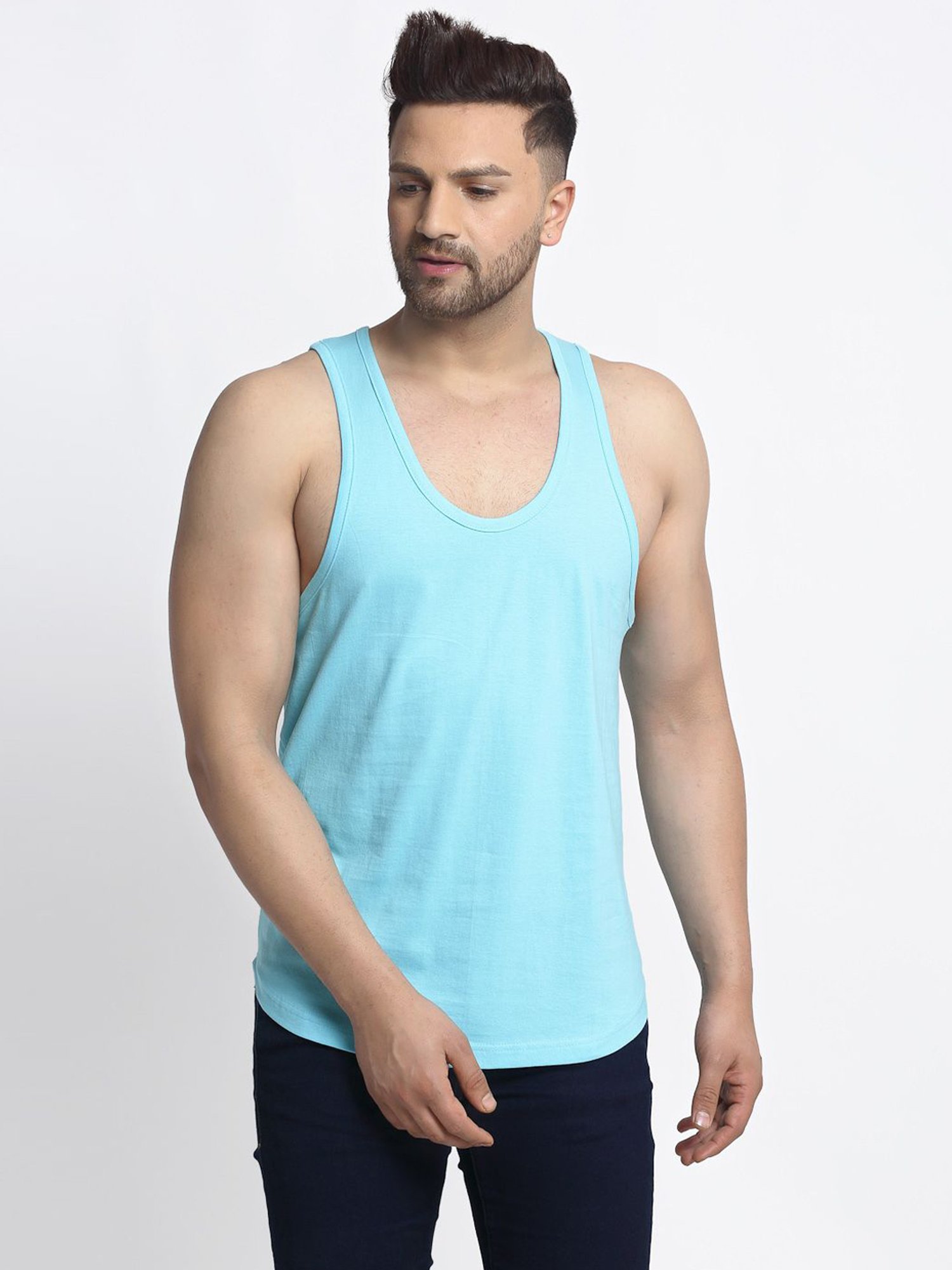 Bodycare Anthra Melange Regular Fit Thermal Top