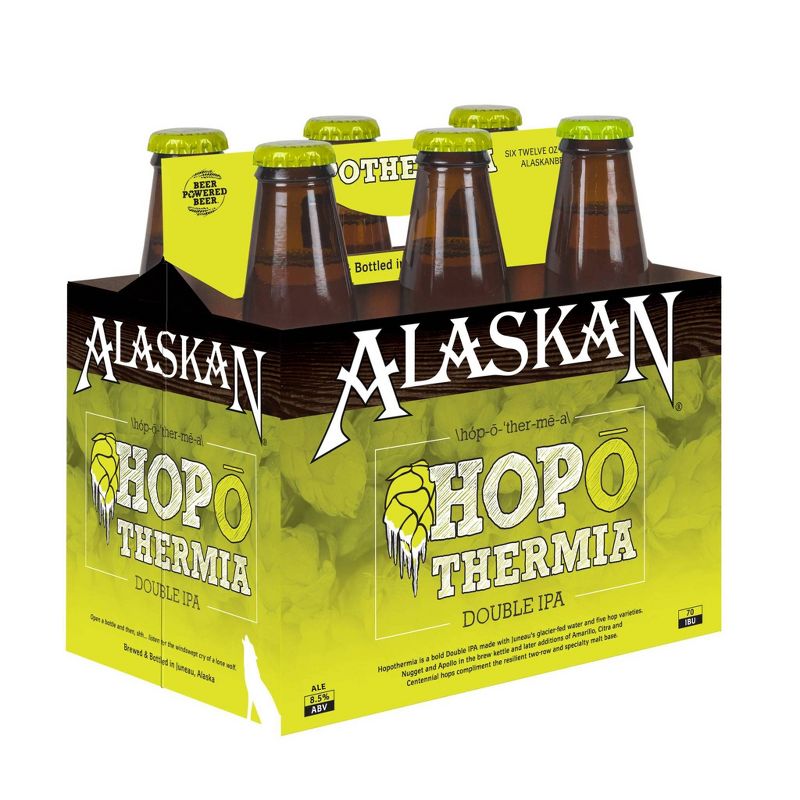 Alaskan Hopothermia DIPA Beer - 6pk/12 fl oz Bottles