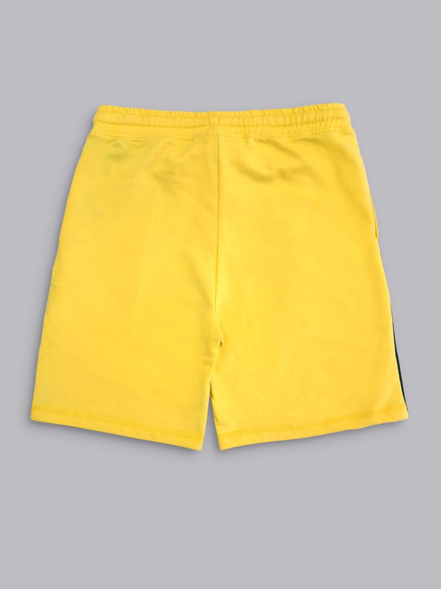 Kidsville Yellow Solid Shorts