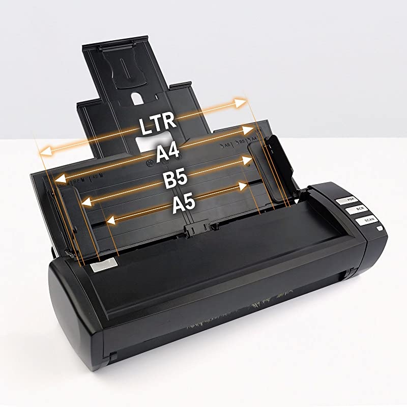 AD480 - Desktop Scanner for Card and Document, with 20 Page Paper Feeder and Exclusive Card Slot. for Windows only