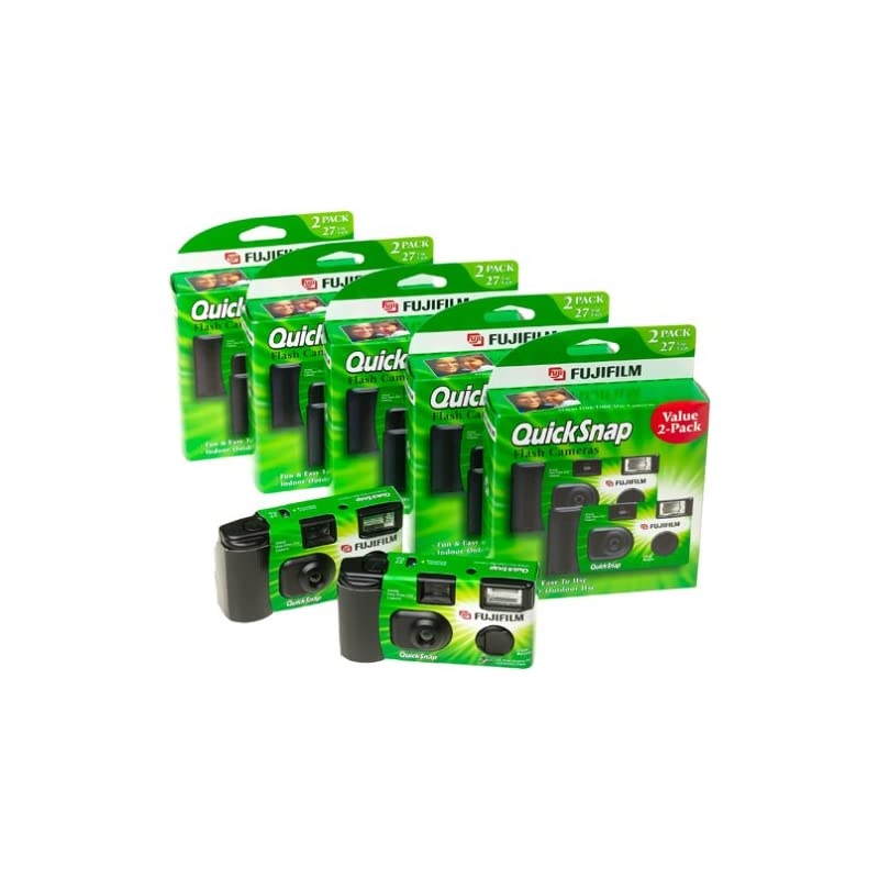 35mm QuickSnap Single Use Camera 400 ASA FUJ7033661 Category Single Use Cameras Discontinued by Manufacturer 10 Count