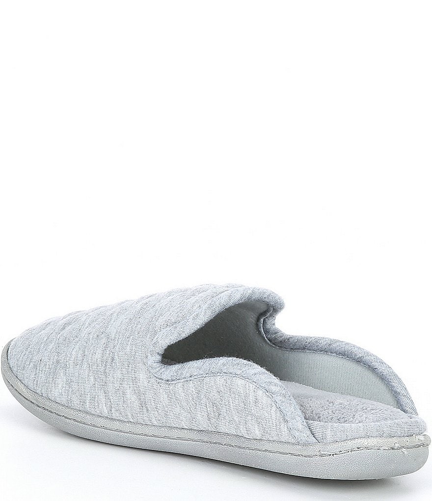 Cabernet Quilted Jersey Slippers