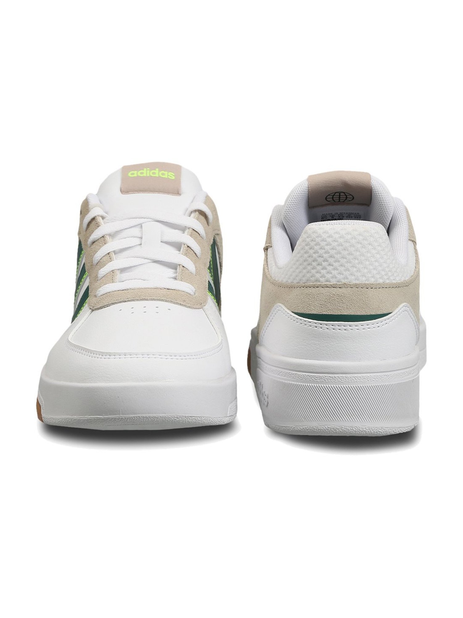 Adidas Men's COURTBEAT White Tennis Shoes