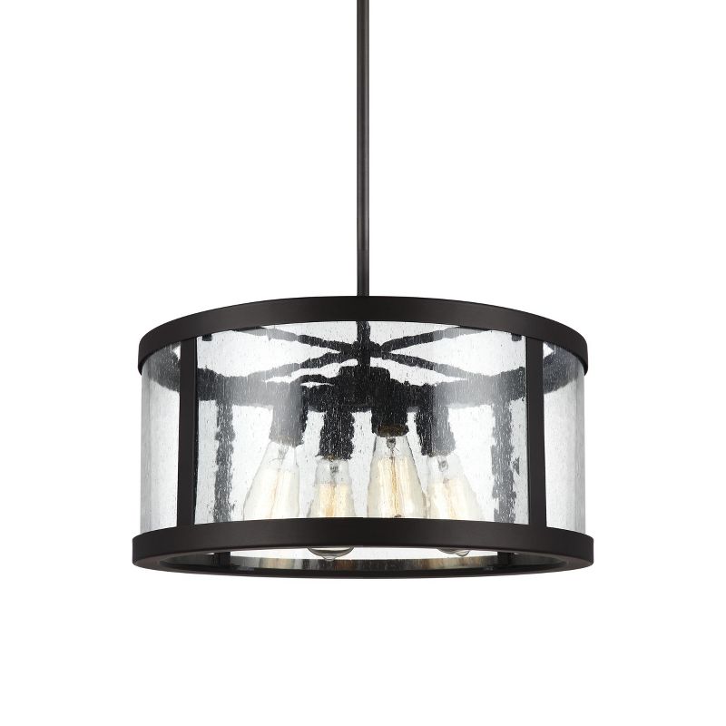 Generation Lighting Harrow 4 light Oil Rubbed Bronze Pendant F3199/4ORB