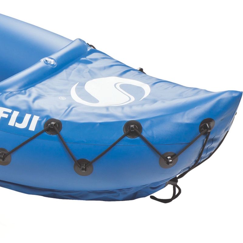 Intex Excursion 5 Person Inflatable Raft, 2 Oars and 2 Red Life Jackets, L/XL