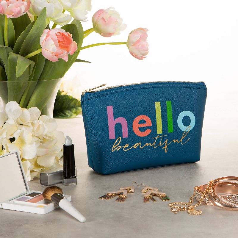 Ruby+Cash Zip Cosmetic Pouch - Hello Beautiful