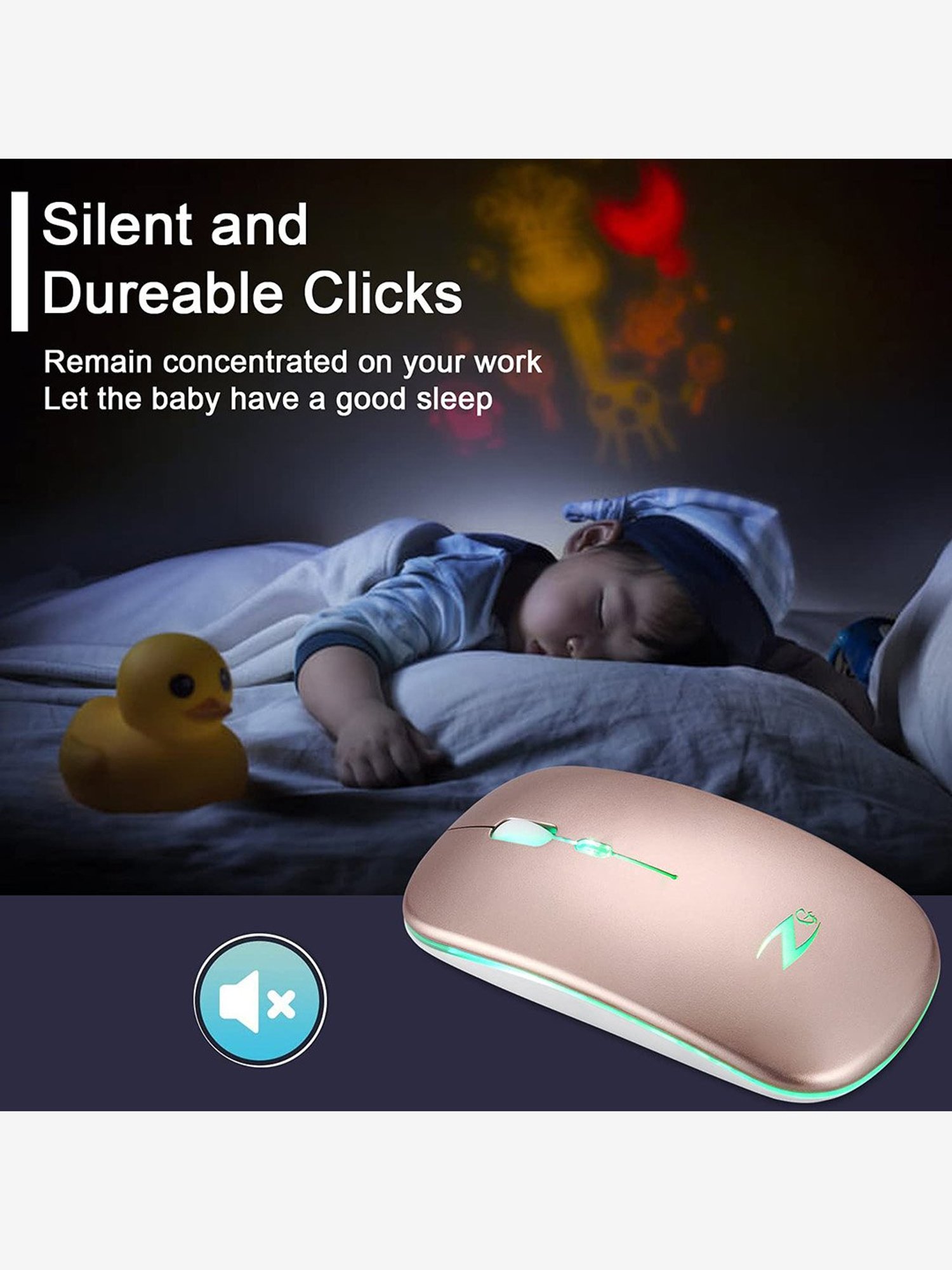 Zoook Blade Wireless Mouse (Rose Gold)
