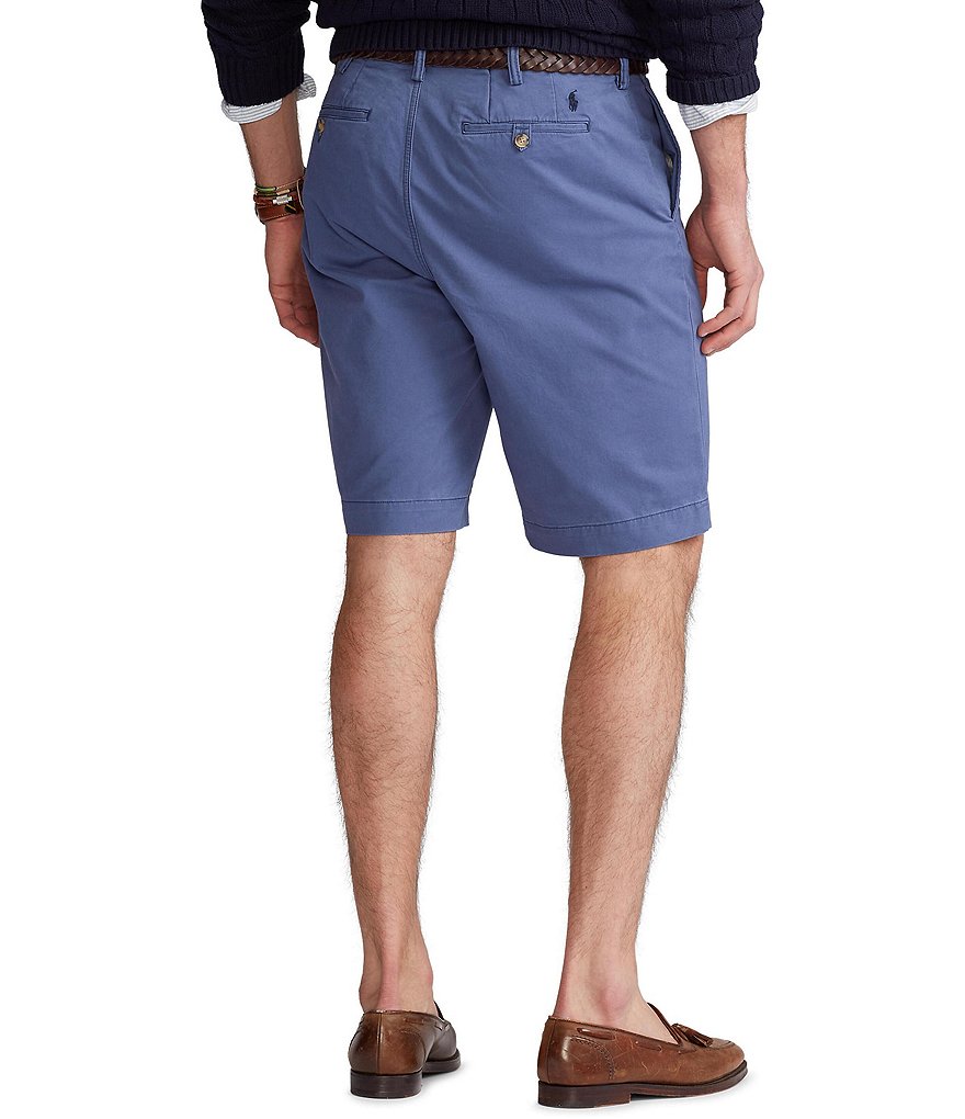 Roundtree & Yorke Big and Tall Performance 9#double; and 11#double; Inseam Flat Front Herringbone Print Shorts