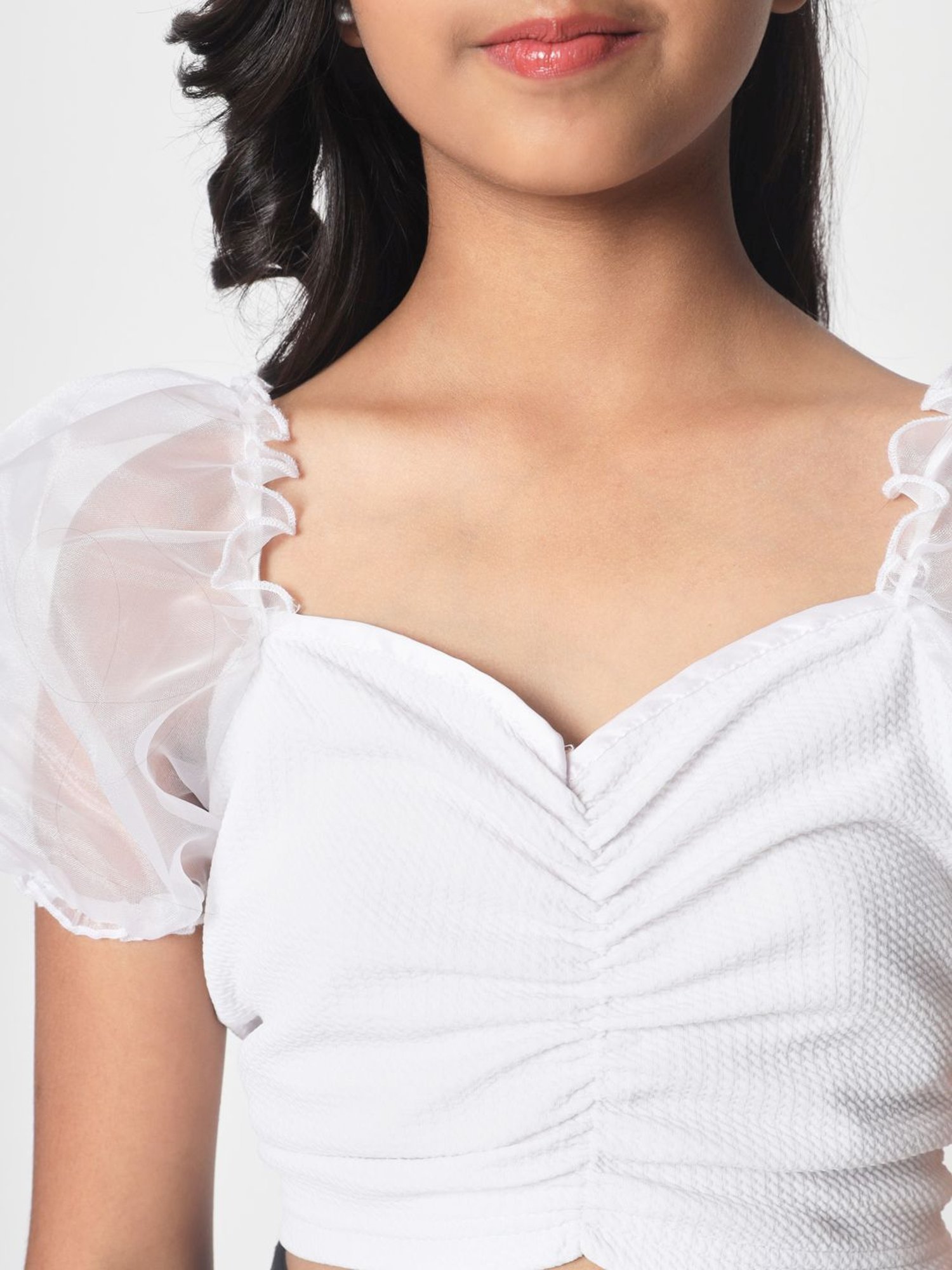 Tiny Girl Kids Pink Solid Top