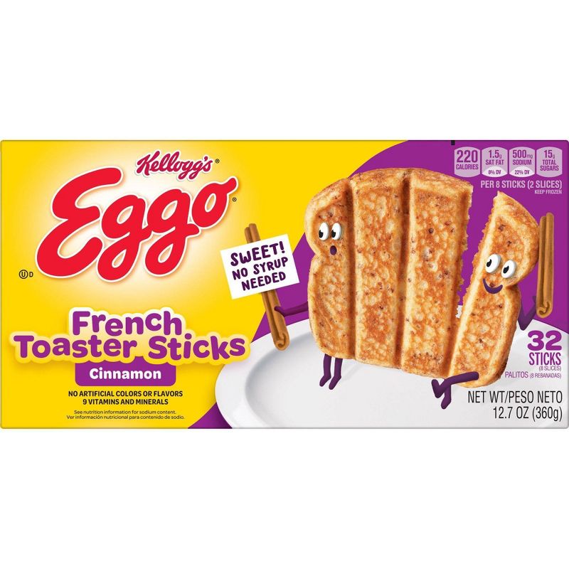 Kellogg's Eggo Cinnamon Frozen French Toaster Sticks - 12.7oz