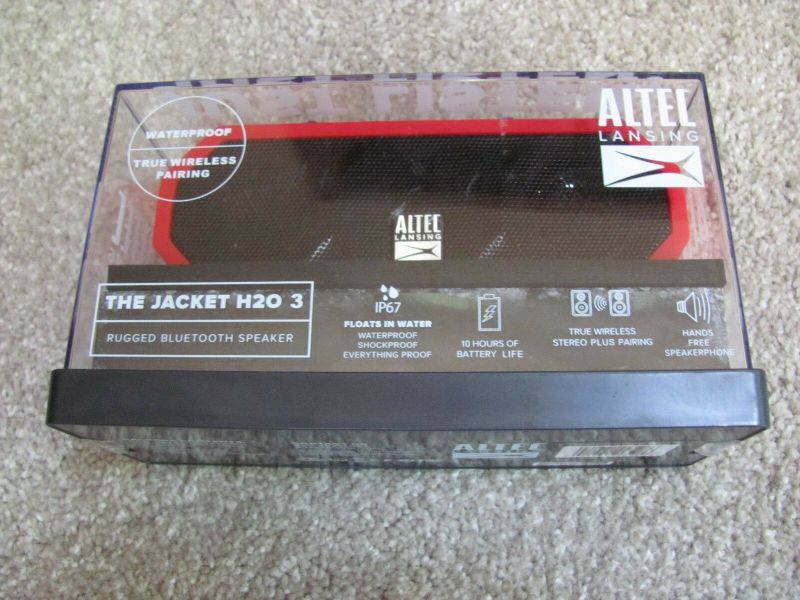 New Altec Lansing IMW448-DR Jacket H2O 3 Wireless Bluetooth Waterproof Speaker