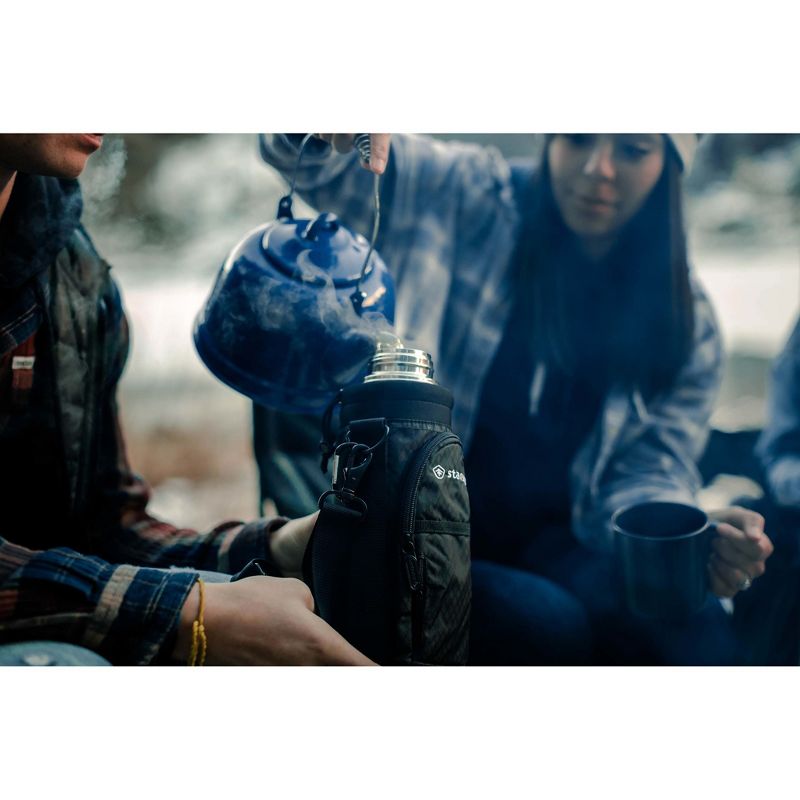 Stansport Bottle Carrier Up To 40oz Bottles Black