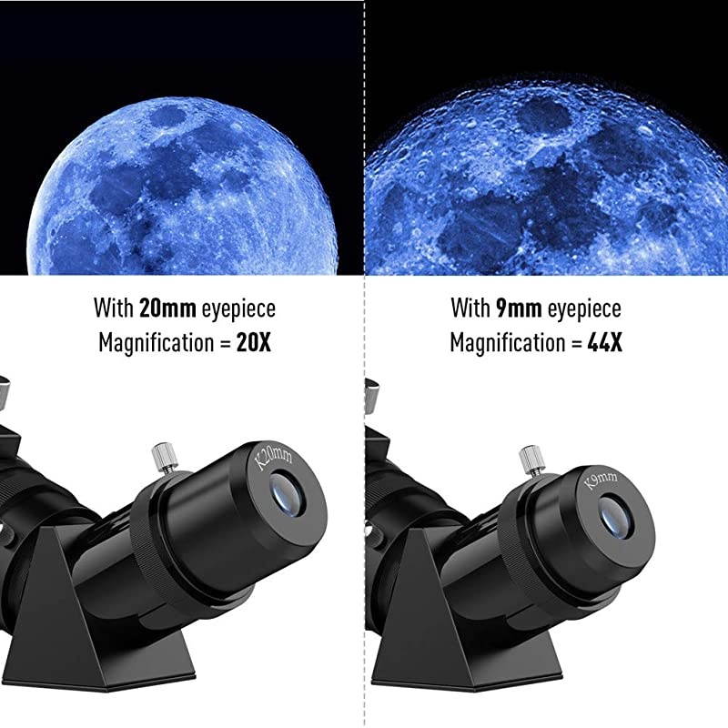 Telescope, Telescopes for Adults, 70mm Aperture 400mm AZ Mount, Telescope for Kids Beginners, Fully Multi-Coated Optics, Astronomy Refractor Telescope with Tripod, Phone Adapter, Backpack