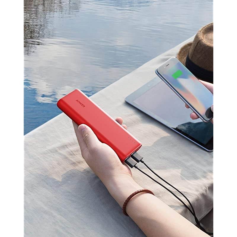Portable Charger  PowerCore 20100mAh Ultra High Capacity Power Bank with 48A Output External Battery Pack for iPhone iPad Samsung Galaxy More Red