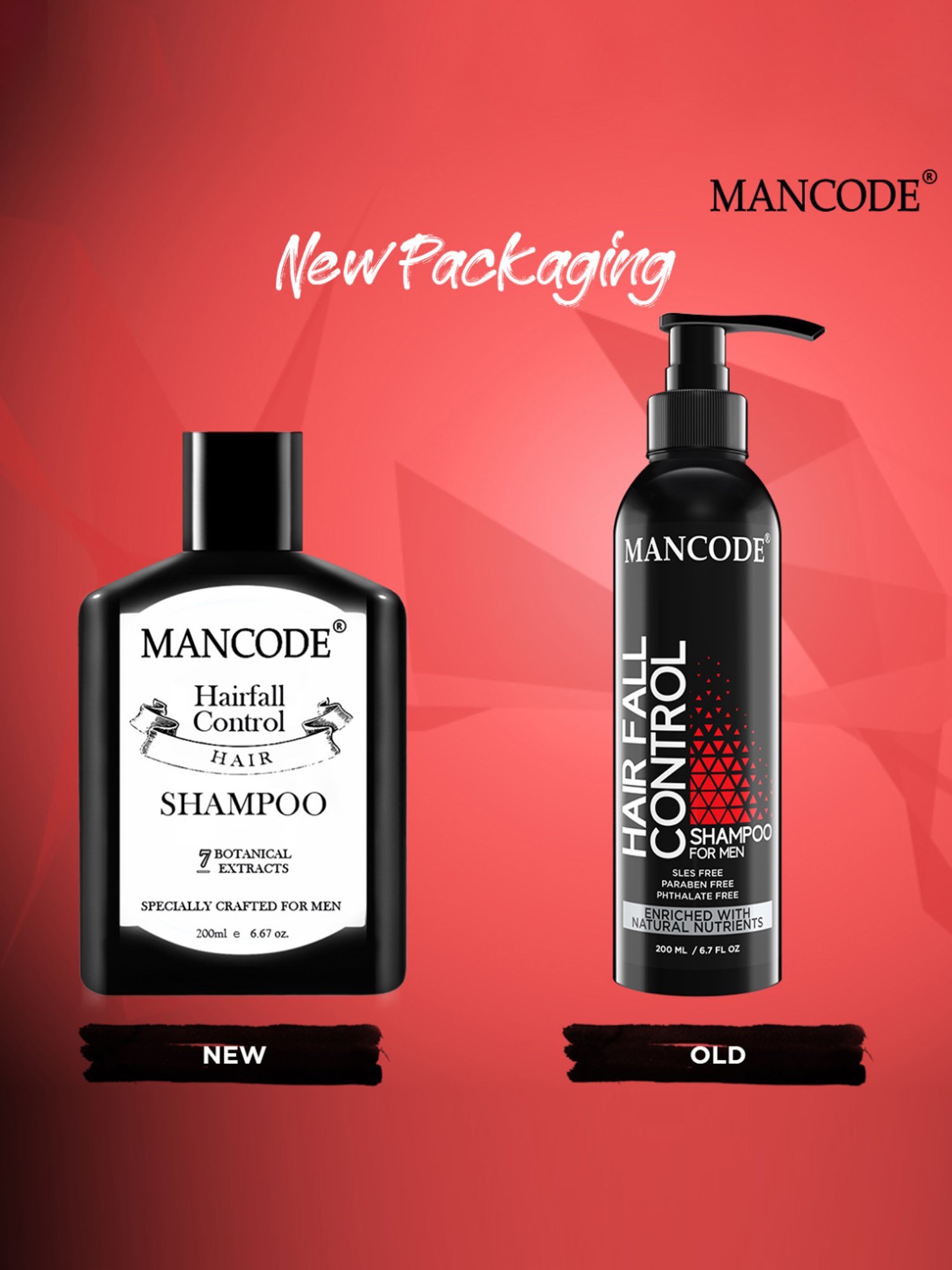 Mancode Hair Fall Control Shampoo for Men - 200 ml