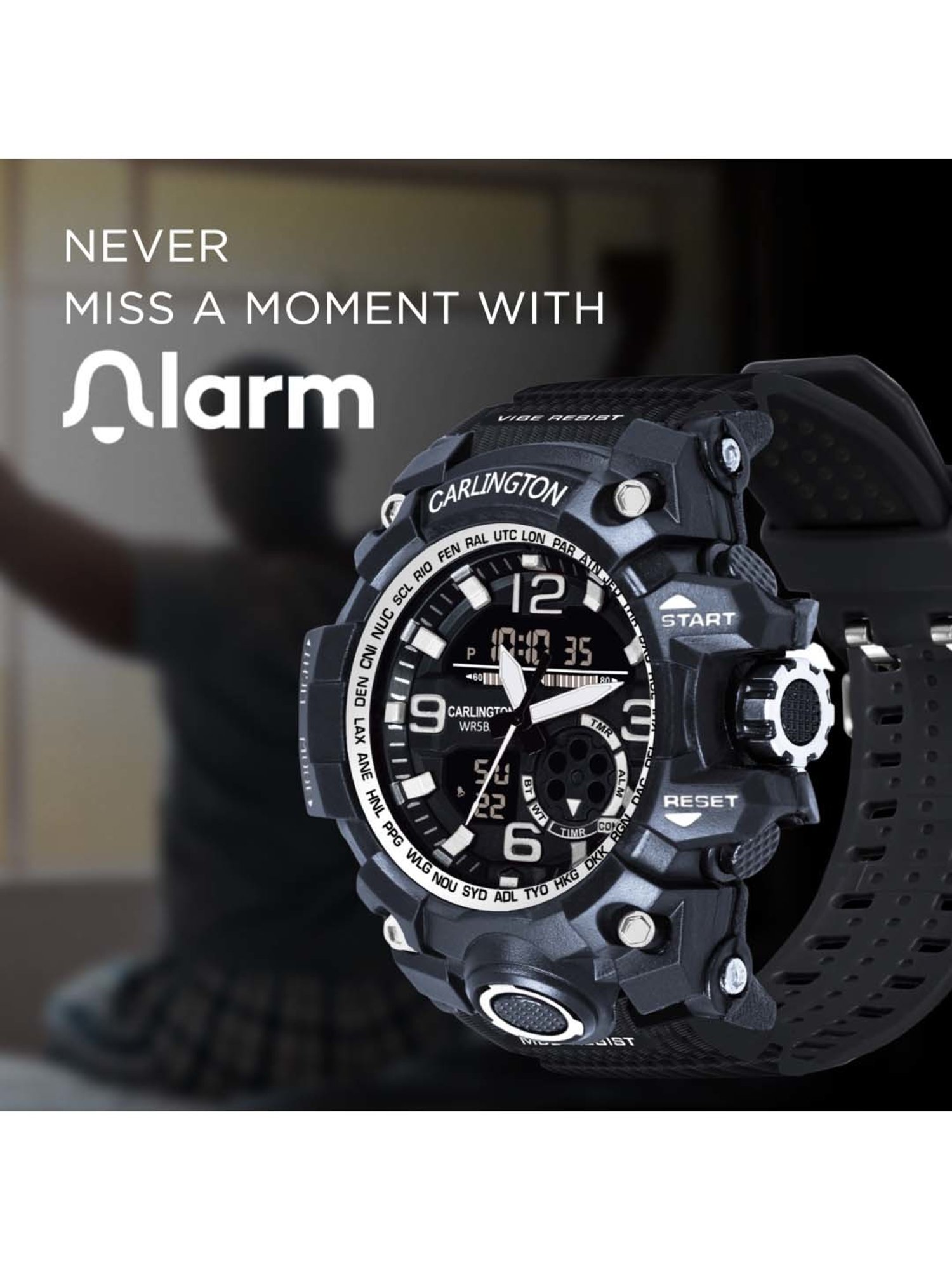 CARLINGTON Endurance 3355 Analog-Digital Watch for Men