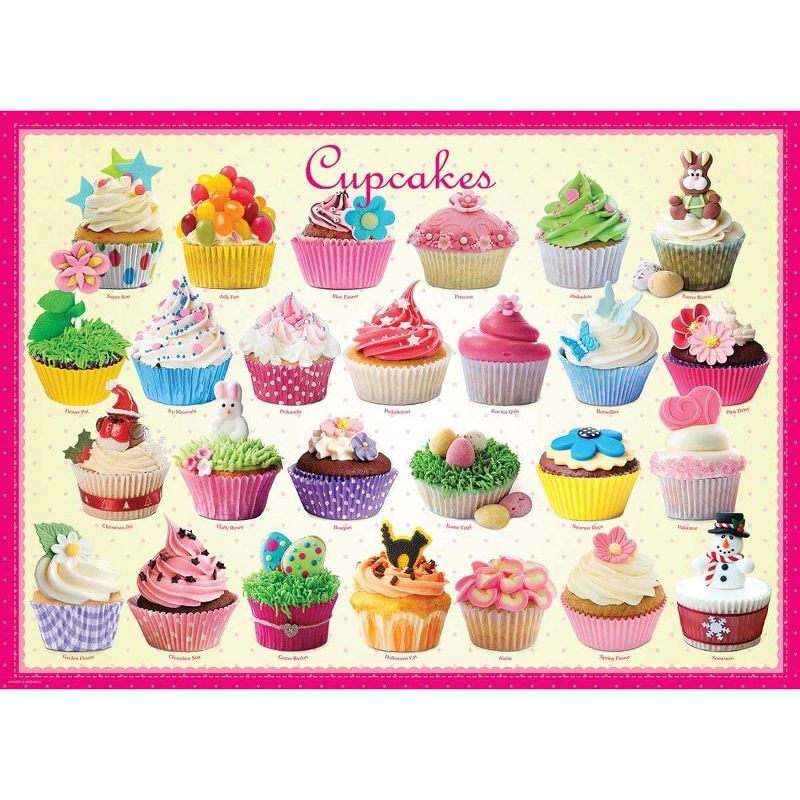 Eurographics Inc. Cupcakes 300 Piece XL Jigsaw Puzzle