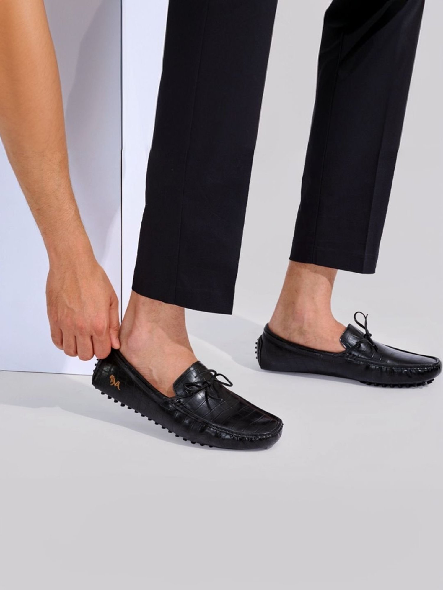 Neemans Men's The Charmers Black Boat Shoes