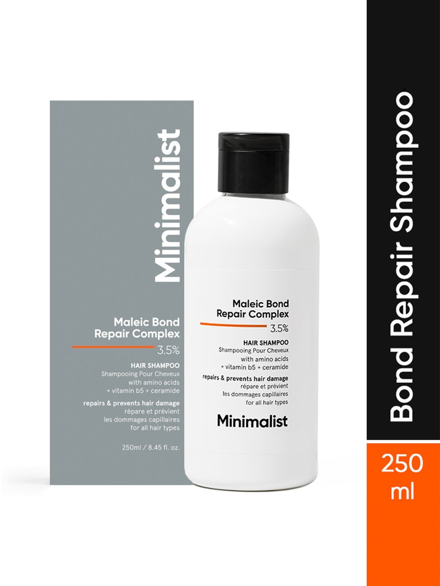 Minimalist Maleic Bond Repair Complex 3.5% Hair Shampoo - 250 ml
