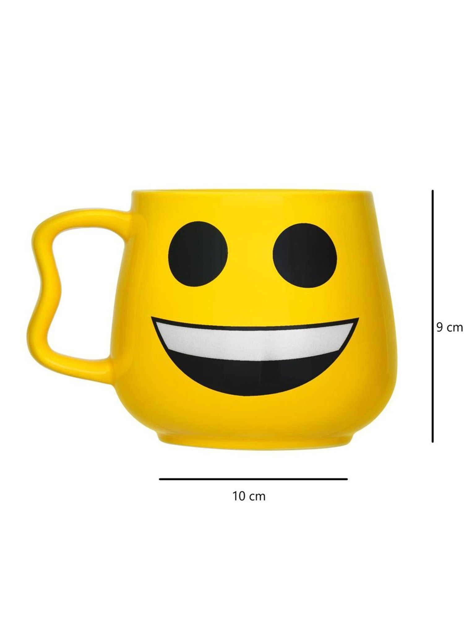 JCPL Yellow Ceramic Milk & Coffee Mug (0.33L) - Set of 1
