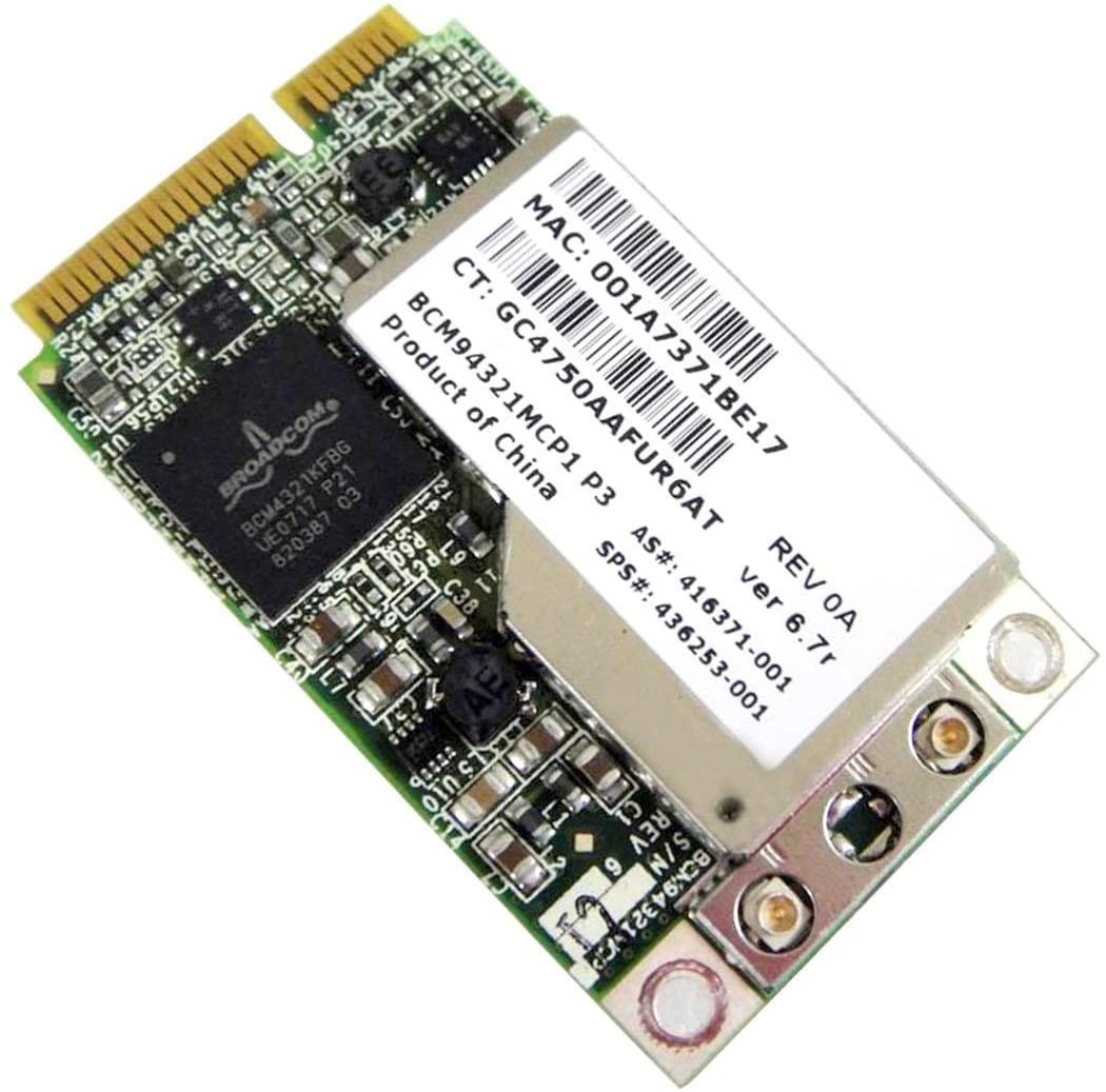 BroadCom BCM94321MC BCM4321 Mini PCIe WLAN WCard 416371 416372 434661 436253 441530 453730-001 453730-002 for HP