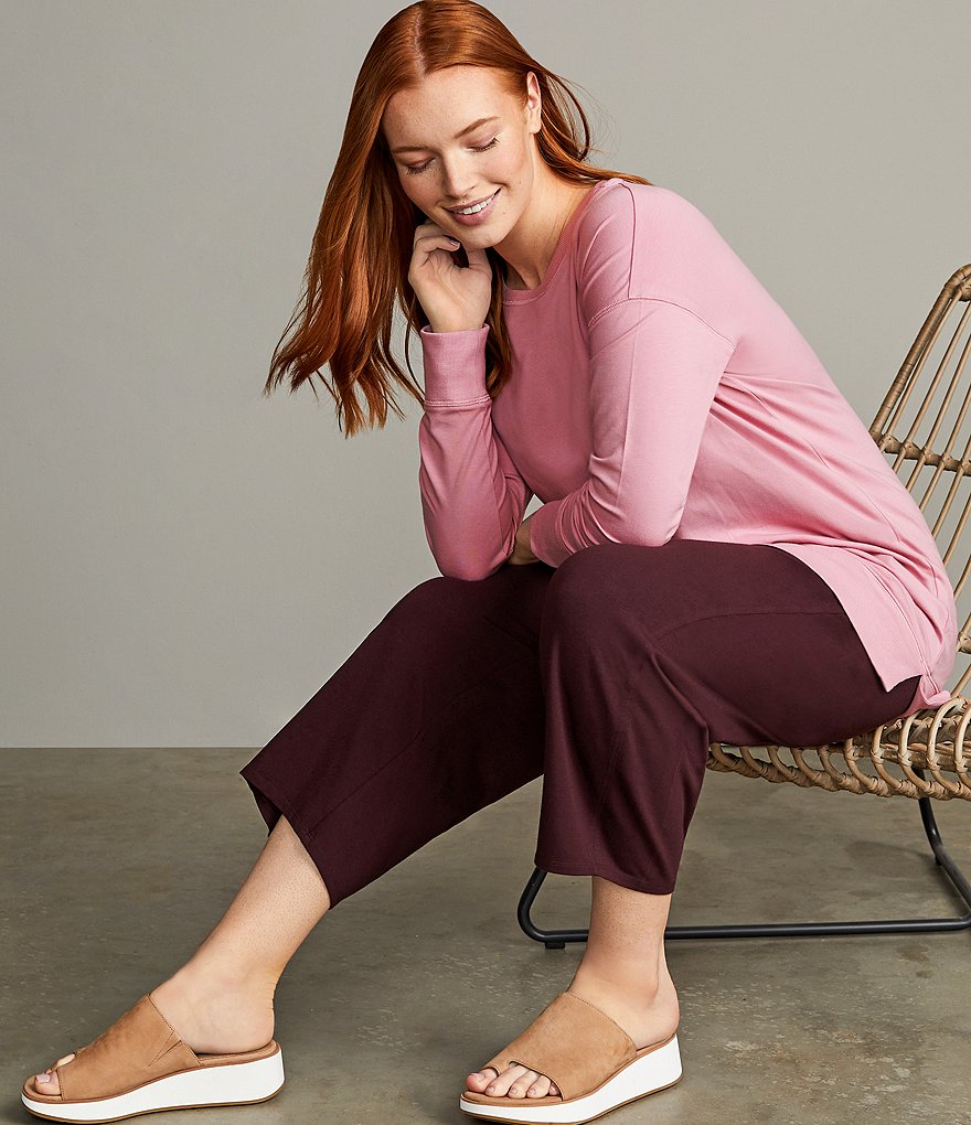 Westbound Petite Size Linen Capri Pants