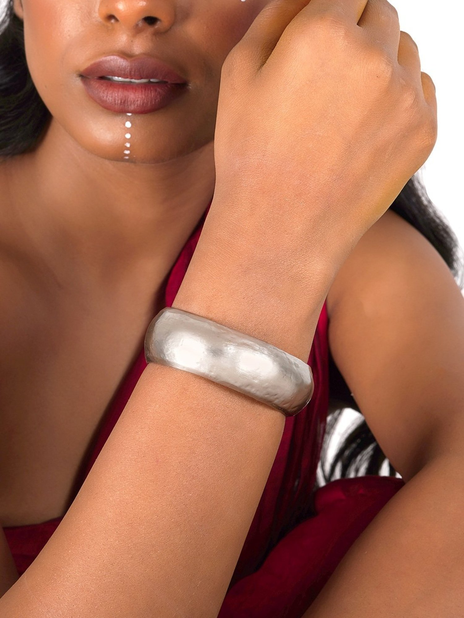 Teejh Mayaana Silver Cuffs Bracelet for Women
