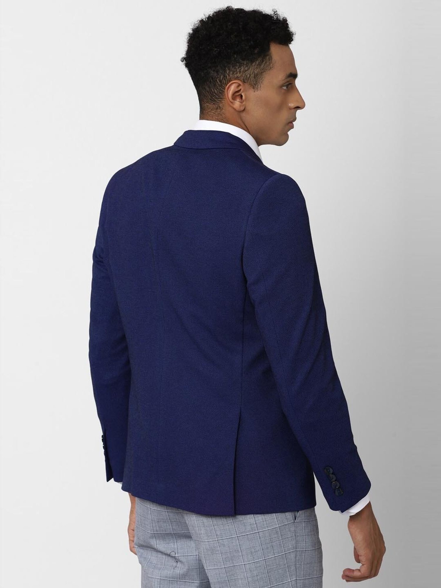 Van Heusen Mid Navy Slim Fit Blazer