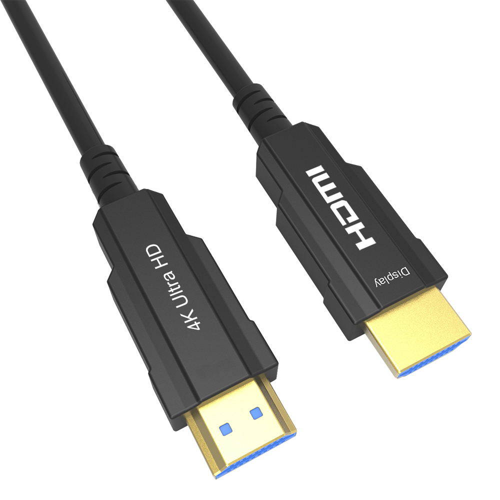 CableDeconn HDMI Fiber Optical 4Kx2K@60Hz Cable,Ultra HD High Speed 18Gbps,Compliant with HDMI 2.0 HDCP2.2 Slim Flexible HDMI Optical Cable (20 Meter)