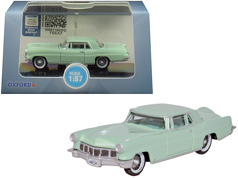1954 Lincoln Capri "Christmas Hot Rod 2024 Edition by Tim Sadchikov" #24 Blue Metallic with Christmas Graphics and Lincoln Capri Tree Ornament Limited Edition to 9999 pieces Worldwide 1/64 Diecast Model Car by Mini GT