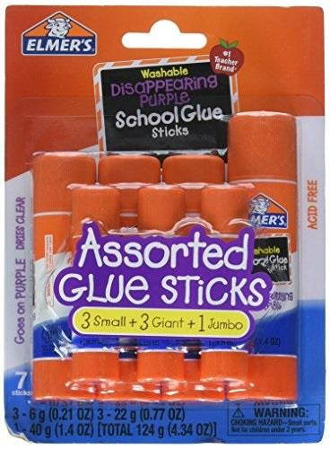 Assorted Glue Sticks 3small   3 Giant   1 Jumbo