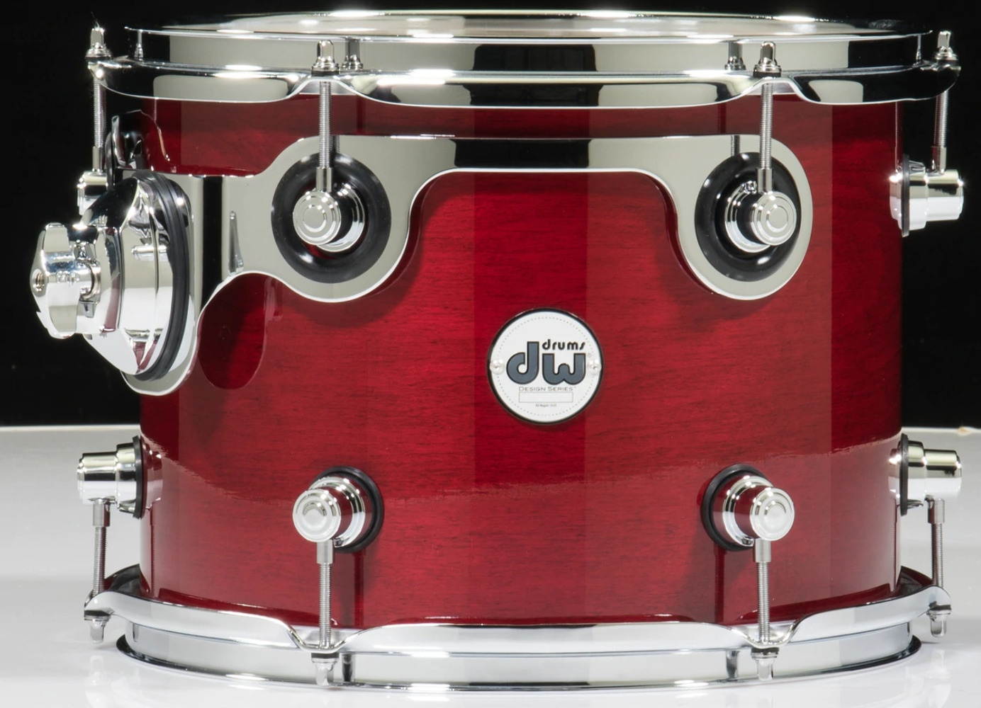DW Design Series 4pc Drum Set - Cherry Stain 12/16/22/14SD