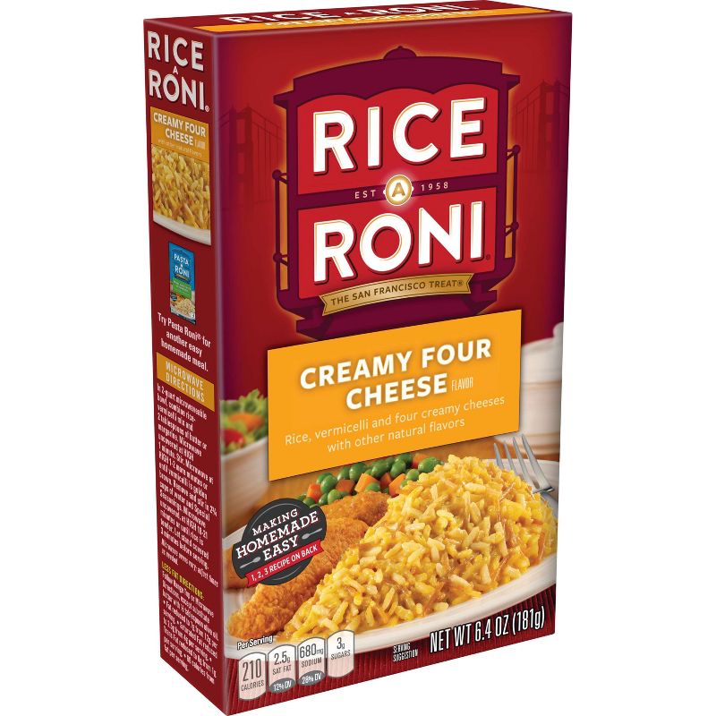 Rice A Roni Creamy Four Cheese Rice - 6.4oz