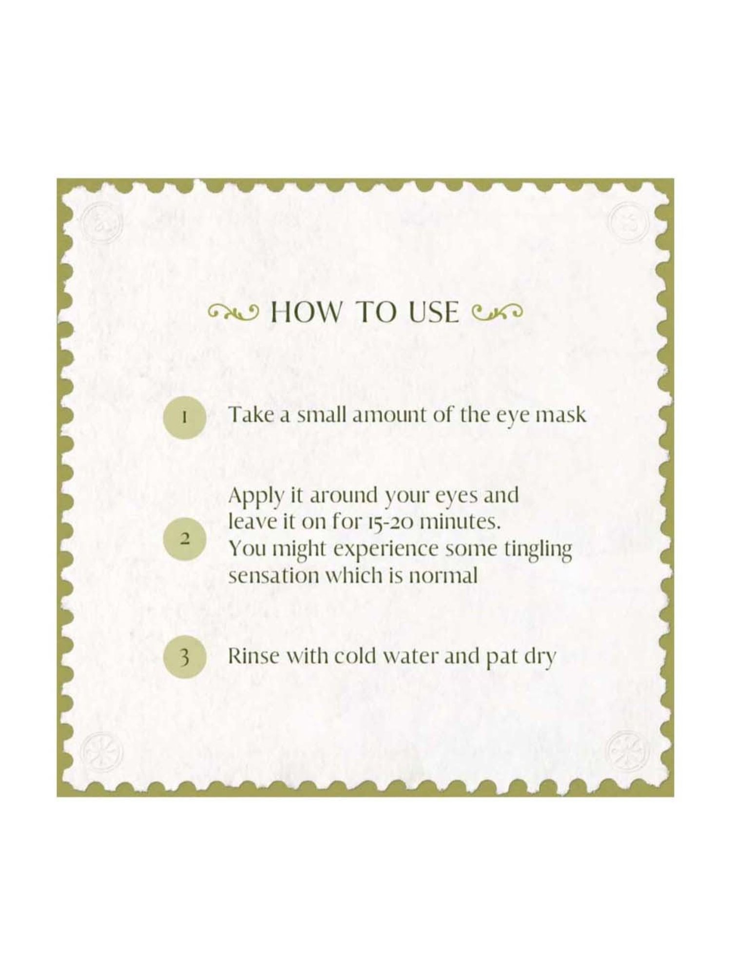 Old School Rituals Potatoes & Saffron Reviving Eye Mask - 15 gm