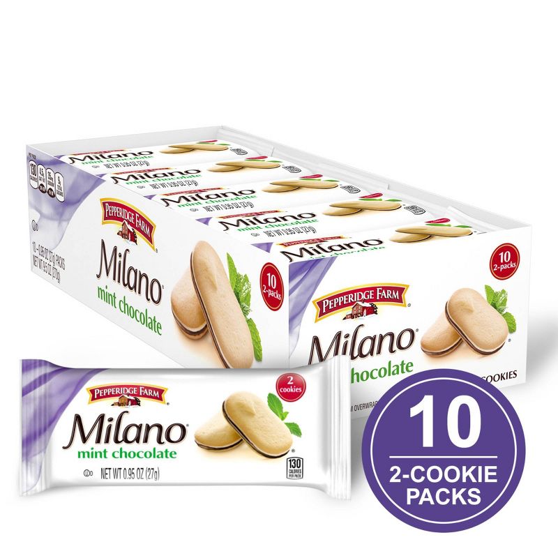 Pepperidge Farm Milano Mint Chocolate Cookies - 9.5oz