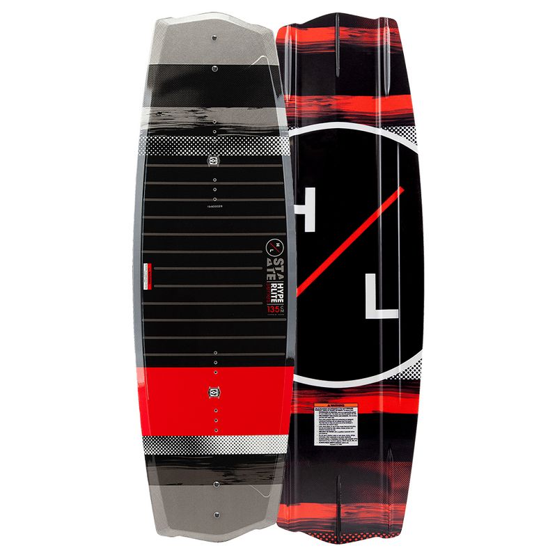 Hyperlite 20274010 State 2.0 Unisex Entry Level Wakeboard for Beginners Size 135 cm, Red