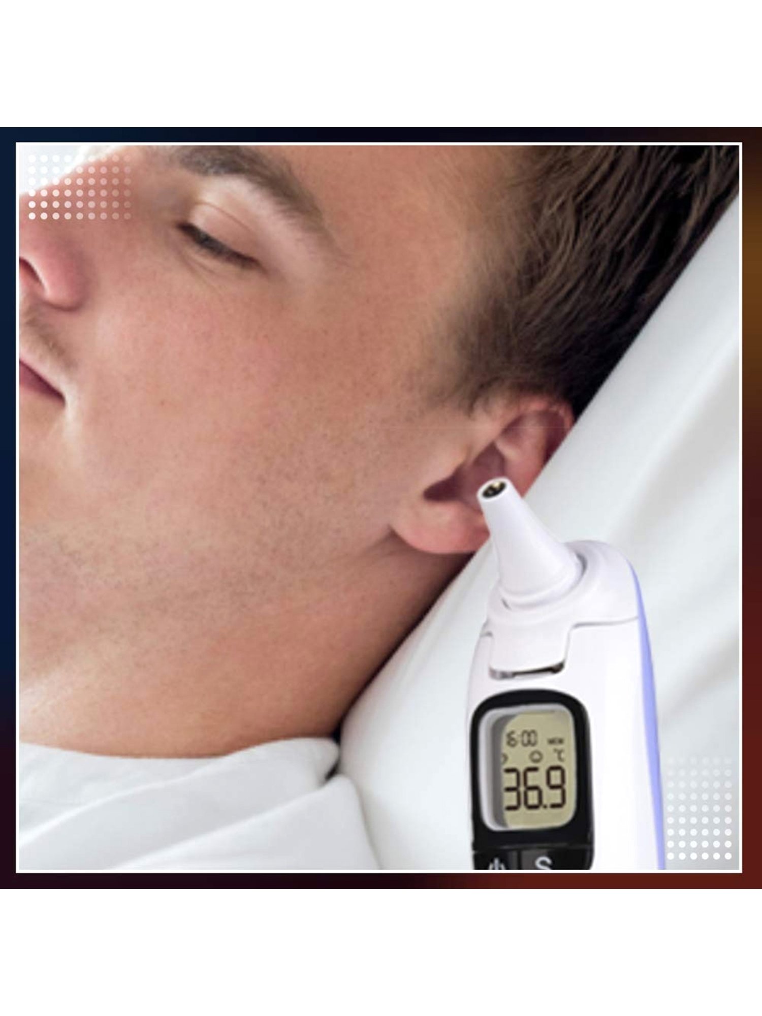 BPL Accudigit IR-D2 Non Contact Infrared Thermometer (Purple/White)