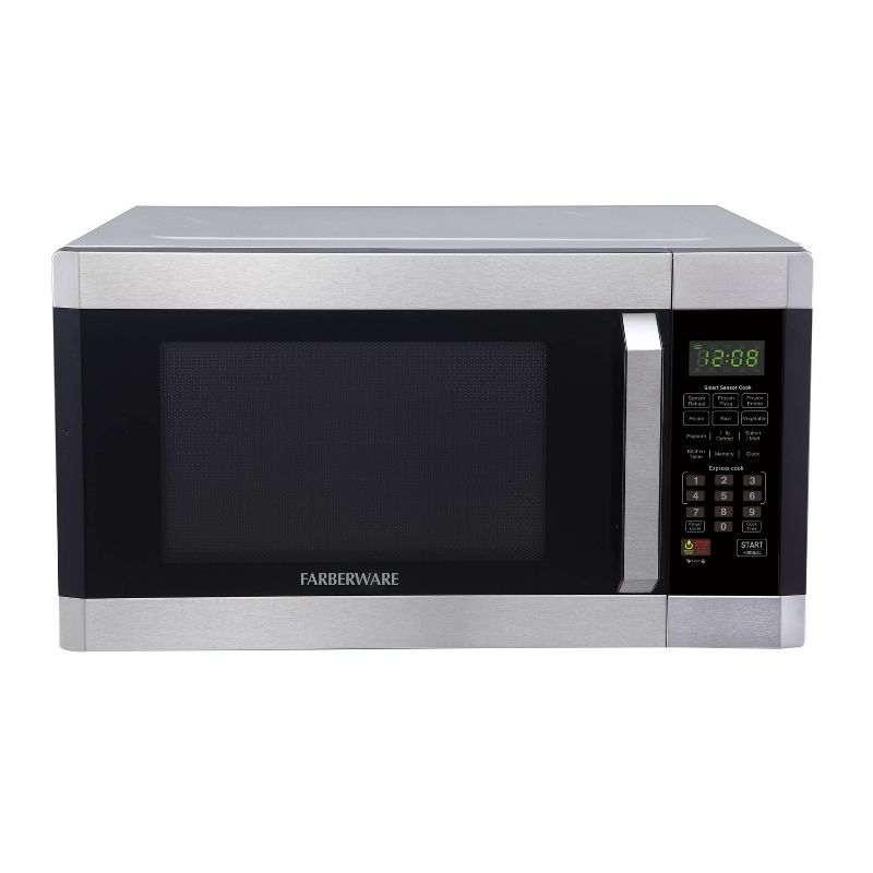 Faberware 1.6 cu ft Microwave Oven with Smart Sensor - Silver