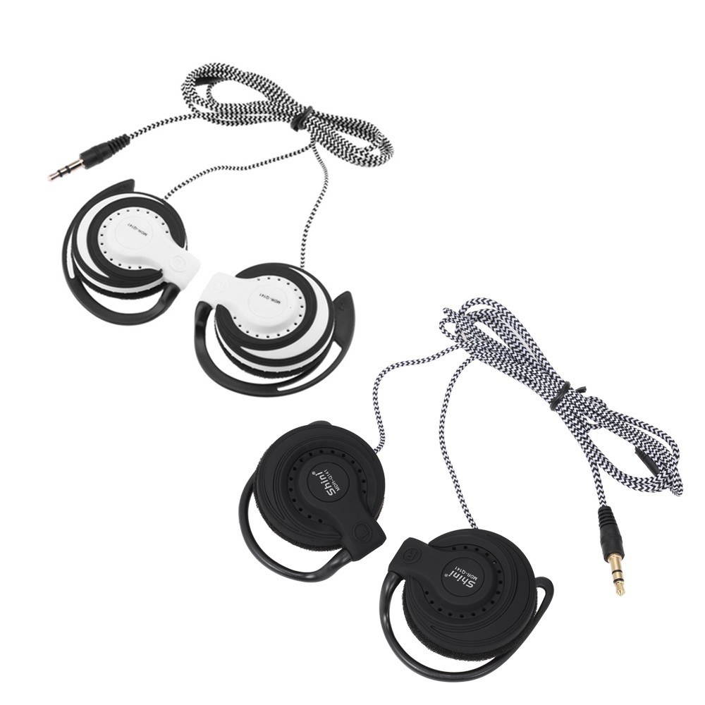 3.5mm Wired Gaming Headset On-Ear Sports Headphones Ear-hook Music Earphones for Smartphones Tablet Laptop Desktop PC