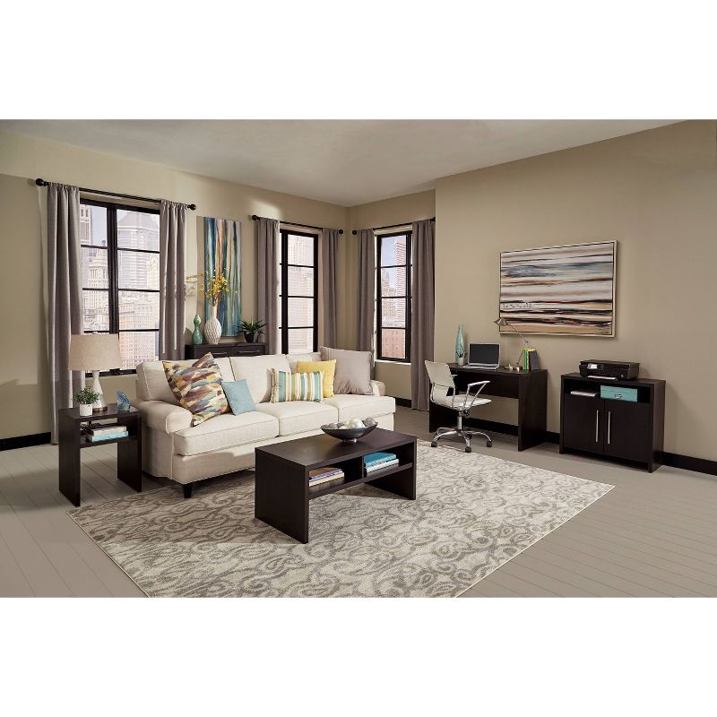 Storage Furniture 2 Door File Cabinet - Black Walnut - ClosetMaid