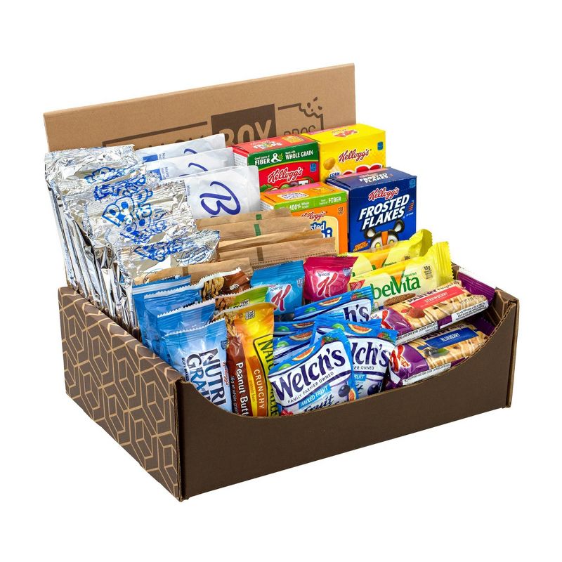 Breakfast Variety Snack Box - 40pk