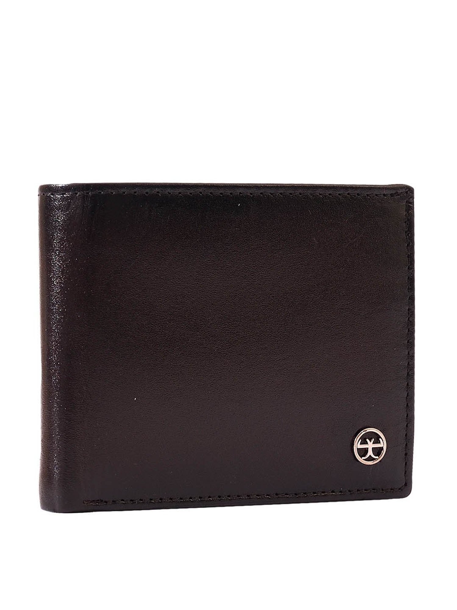 Eske Brown Casual Leather Bi-Fold Wallet for Men