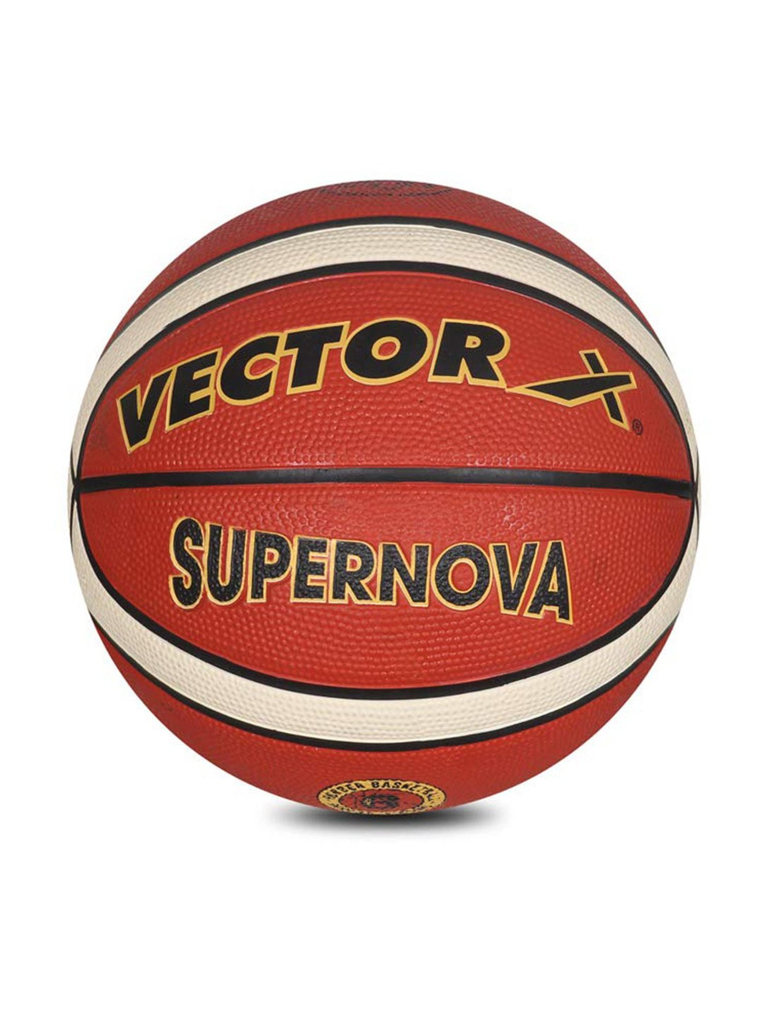 Vector X Supernova Brick Red Basketball - Size 5