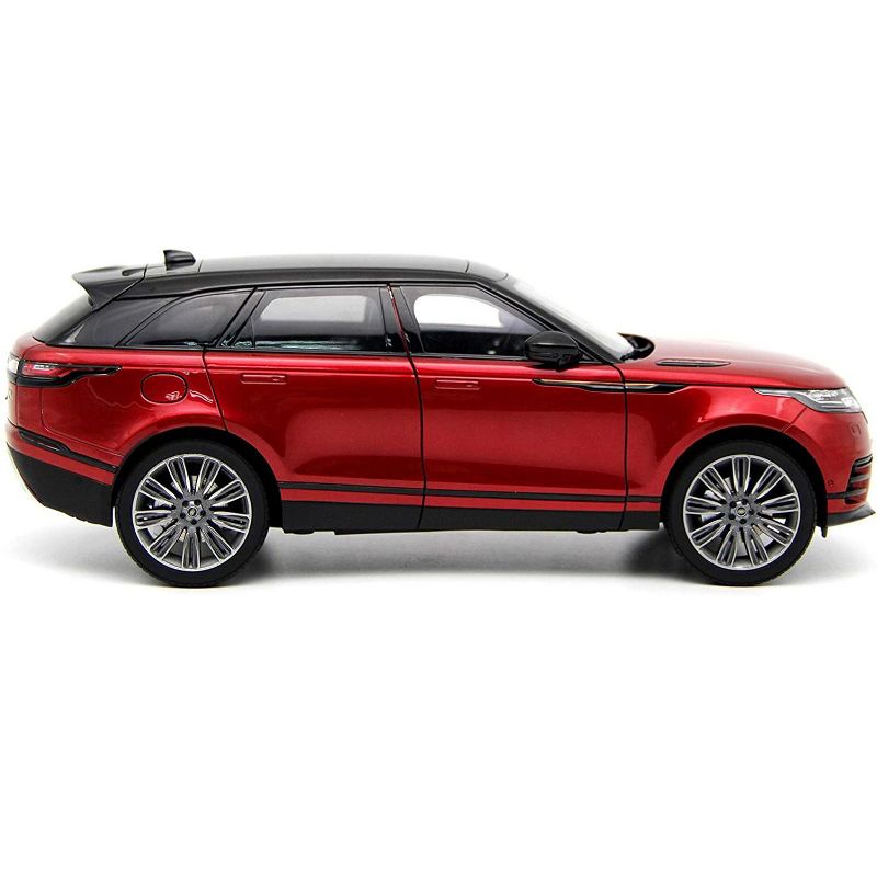 Land Rover Range Rover Velar First Edition Red with Black Top 1/18 Diecast Model Car by LCD Models