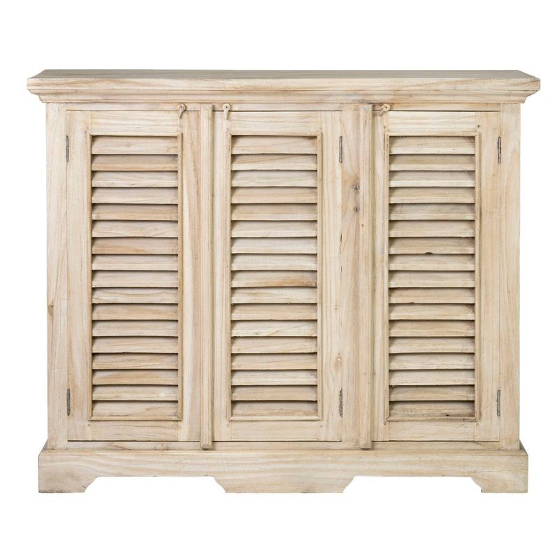 Naples Side Board White/Dark Brown - Chique